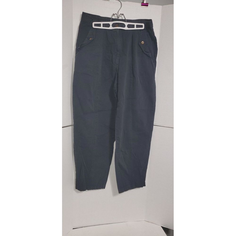 Hunt Club‎ VINTAGE Charcoal,Pleated,hi-waist Pants 32 Chino